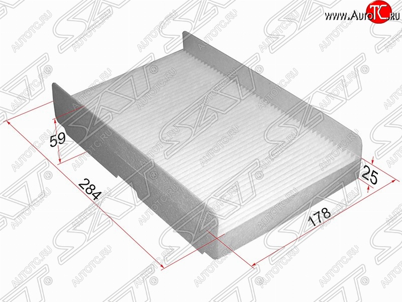 359 р. Фильтр салонный SAT (284х178х59/25 mm)  CITROEN C2, C3 (FC/FN), C3 Picasso (дорестайлинг,  рестайлинг), C4 (B7), DS4 (PF1), Peugeot 1007, 307 (хэтчбэк 3 дв.,  универсал,  хэтчбэк 5 дв.), 308 (T7), 4008, RCZ (дорестайлинг,  рестайлинг)  с доставкой в г. Таганрог