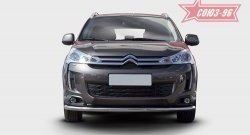 17 639 р. Защита переднего бампера одинарная Souz-96 Premium (d60) CITROEN C4 aircross (2012-2017)  с доставкой в г. Таганрог. Увеличить фотографию 2