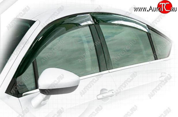 1 999 р. Дефлектора окон CA-Plastiс  CITROEN C5  RD (2008-2021) дорестайлинг, седан, рестайлинг, седан (Classic полупрозрачный)  с доставкой в г. Таганрог