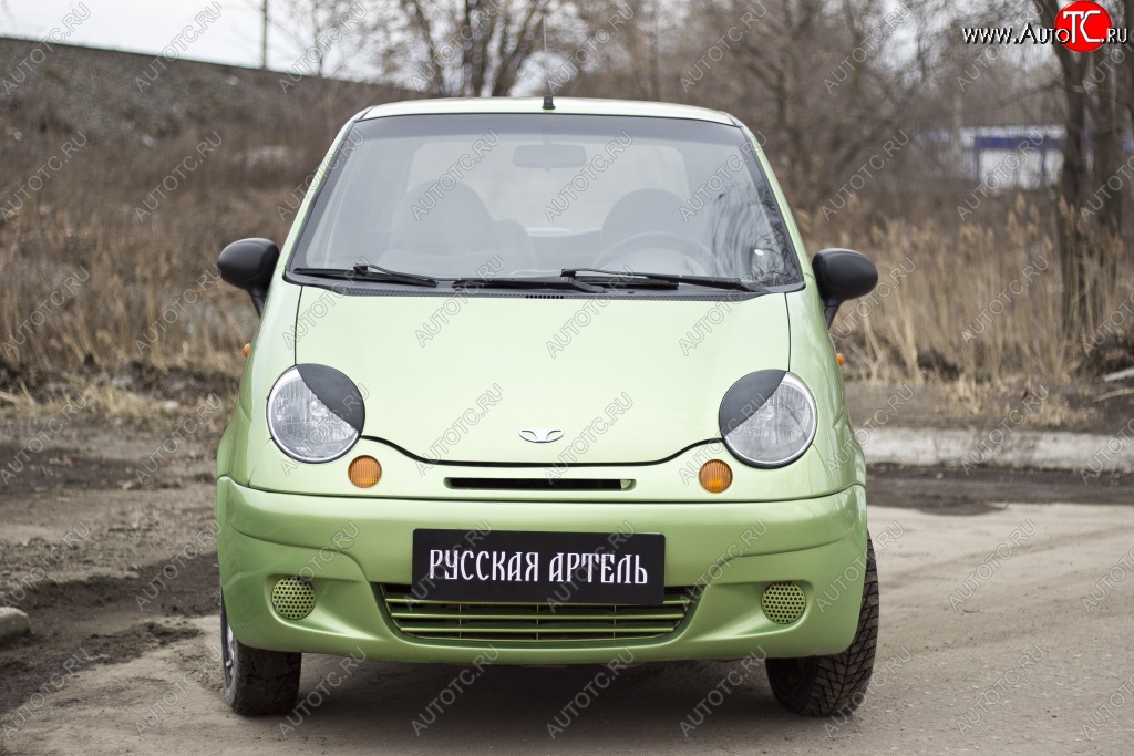 479 р. Реснички на фары RA  Daewoo Matiz  M100 (1998-2000) дорестайлинг (Неокрашенные)  с доставкой в г. Таганрог