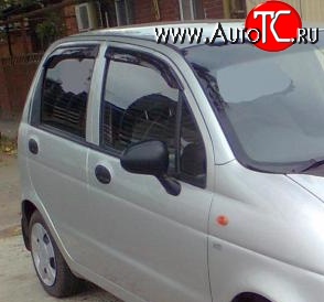 629 р. Дефлекторы окон (ветровики) Novline 4 шт Daewoo Matiz M100 дорестайлинг (1998-2000)  с доставкой в г. Таганрог