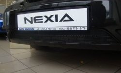 1 339 р. Сетка на бампер Russtal (черная)  Daewoo Nexia  рестайлинг (2008-2015)  с доставкой в г. Таганрог. Увеличить фотографию 4