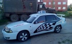 3 169 р. Высокий универсальный спойлер Кураж Volvo S80 AS60 седан дорестайлинг (2006-2010) (Без места под стоп сигнал, Неокрашенный)  с доставкой в г. Таганрог. Увеличить фотографию 5