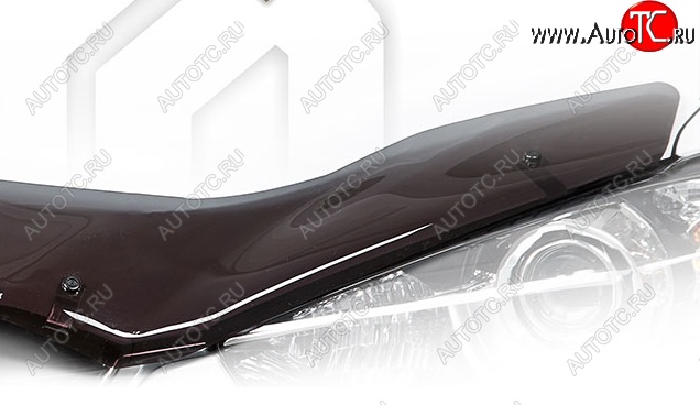 2 599 р. Дефлектор капота CA-Plastiс exclusive  Daewoo Winstorm (2006-2010) (Classic полупрозрачный , Без надписи)  с доставкой в г. Таганрог