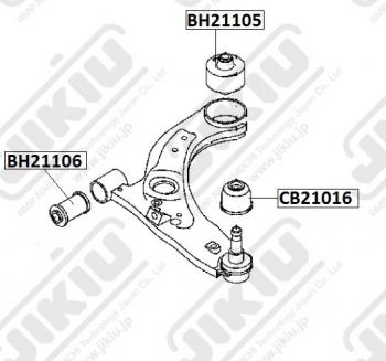 1 129 р. Пыльник шаровой опоры JIKIU Daihatsu Boon M300 хэтчбэк 5 дв. дорестайлинг (2004-2006)  с доставкой в г. Таганрог. Увеличить фотографию 3