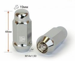 169 р. Колёсная гайка Вектор M14 1.5 ГАЗ ГАЗель 3302 дорестайлинг шасси (1994-2002). Увеличить фотографию 1