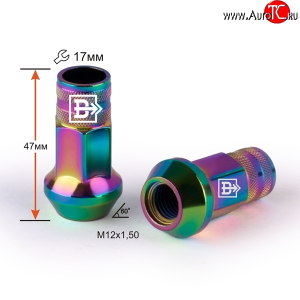 263 р. Колёсная гайка Вектор M12 1.5    с доставкой в г. Таганрог