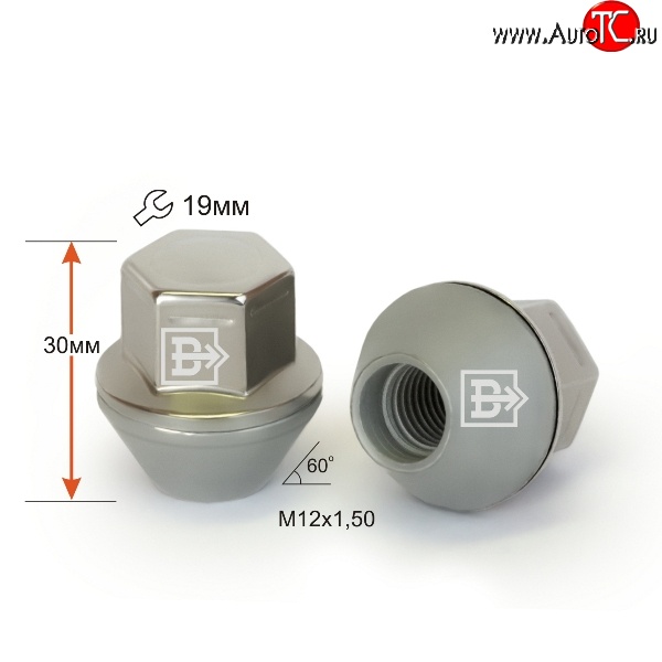 269 р. Колёсная гайка Вектор M12 1.5    с доставкой в г. Таганрог