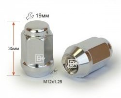 Колёсная гайка Вектор M12 1.25 ВИС 2349 бортовой грузовик дорестайлинг (2012-2018) 