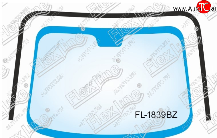 1 799 р. Молдинг лобового стекла FlexLine Jeep Grand Cherokee WK2 дорестайлинг (2010-2013)  с доставкой в г. Таганрог