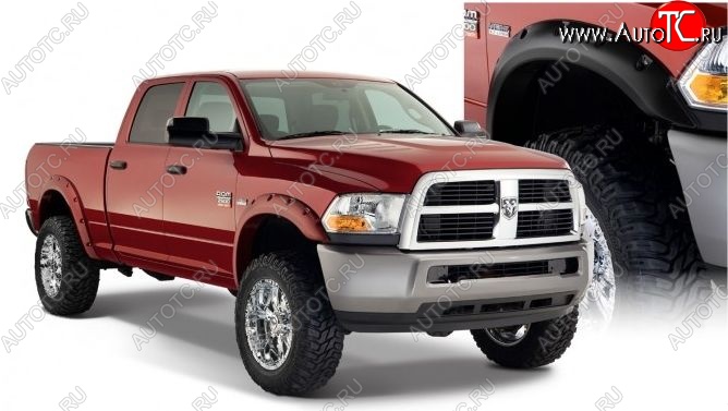 23 749 р. Накладки на колёсные арки BUSHWACKER DESIGN Dodge Ram DJ, DS (2008-2012) (Неокрашенные)  с доставкой в г. Таганрог