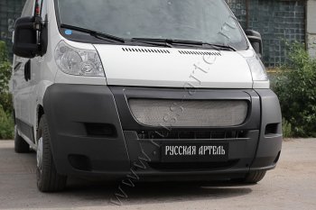 6 249 р. Решетка радиатора РА  Fiat Ducato  250 (2006-2014) (Сетка алюминиевая, неокрашенная)  с доставкой в г. Таганрог. Увеличить фотографию 2