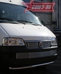 11 564 р. Защита переднего бампера одинарная Souz-96 (d60) Fiat Ducato 250 (2006-2014)  с доставкой в г. Таганрог. Увеличить фотографию 2