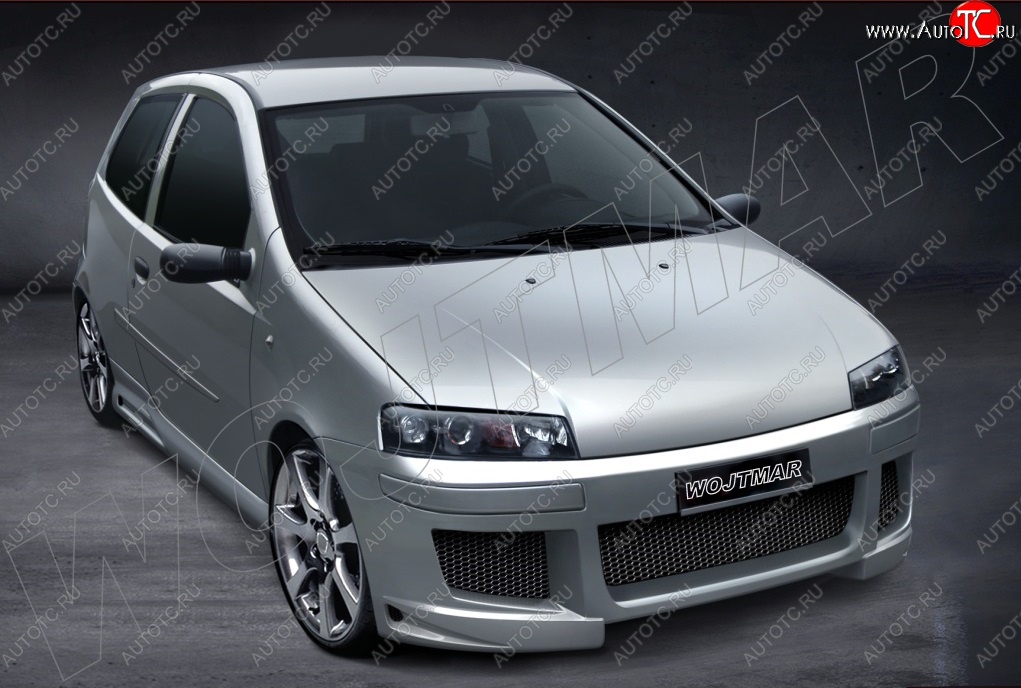 26 999 р. Передний бампер R1 Fiat Punto 188 хэтчбэк 3 дв. дорестайлинг (1999-2003)  с доставкой в г. Таганрог