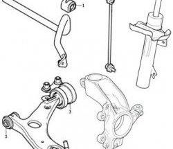 669 р. Полиуретановая втулка стабилизатора задней подвески Точка Опоры Ford Focus 2  седан дорестайлинг (2004-2008)  с доставкой в г. Таганрог. Увеличить фотографию 2
