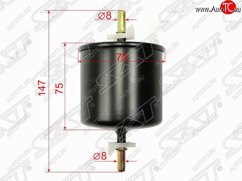 369 р. Топливный фильтр SAT  Ford Escape  1 (2000-2007), Ford Maverick  TM1 (2000-2007), Mazda Tribute (2000-2007)  с доставкой в г. Таганрог