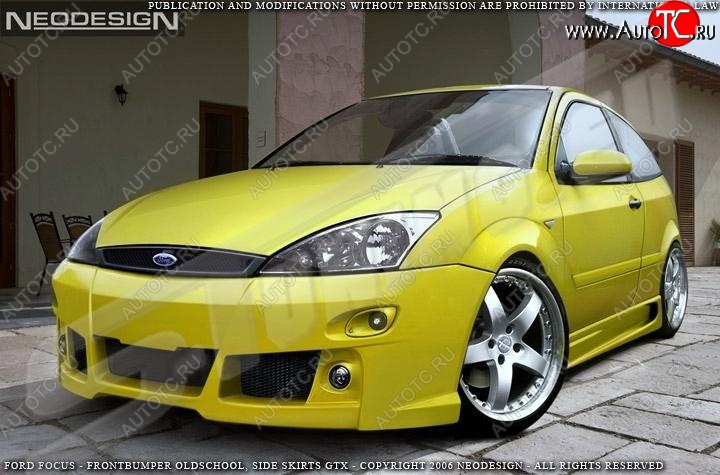 28 999 р. Передний бампер EVO 3 Ford Focus 1 универсал дорестайлинг (1998-2002)  с доставкой в г. Таганрог