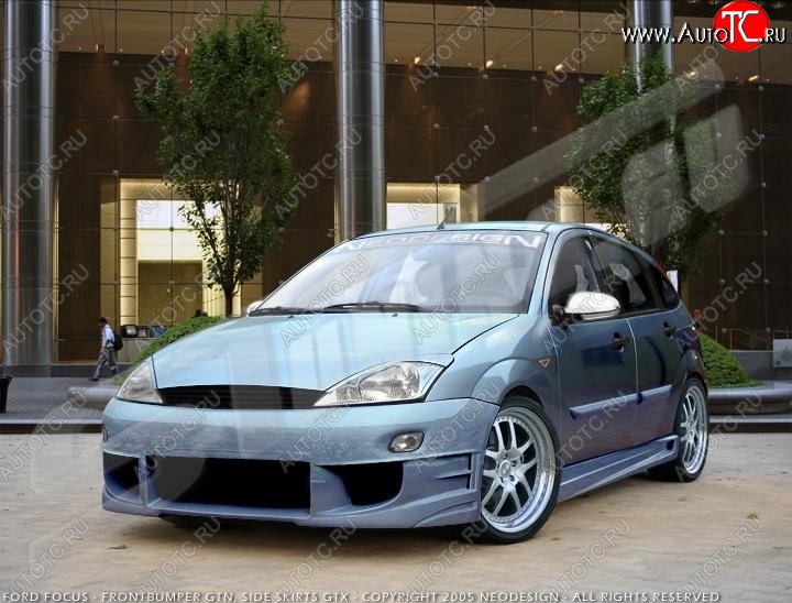 15 199 р. Пороги накладки ST1 Ford Focus 1 седан дорестайлинг (1998-2002)  с доставкой в г. Таганрог