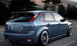 25 899 р. Задний бампер EVO Ford Focus 2 хэтчбэк 3 дв. дорестайлинг (2004-2007)  с доставкой в г. Таганрог. Увеличить фотографию 1