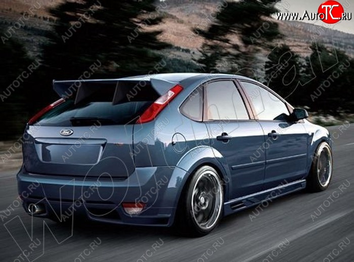 25 899 р. Задний бампер EVO Ford Focus 2 хэтчбэк 5 дв. рестайлинг (2007-2011)  с доставкой в г. Таганрог