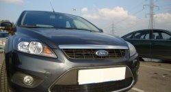 1 399 р. Сетка на бампер Russtal (черная)  Ford Focus  2 (2007-2011) седан рестайлинг, универсал рестайлинг, хэтчбэк 3 дв. рестайлинг, хэтчбэк 5 дв. рестайлинг  с доставкой в г. Таганрог. Увеличить фотографию 5