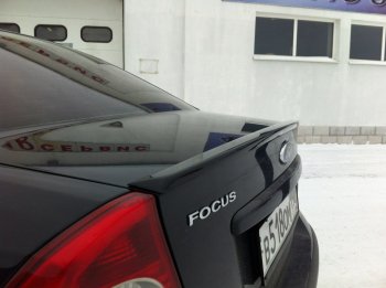 3 399 р. Лип спойлер АВТОКРАТ  Ford Focus  2 (2004-2011)  седан дорестайлинг, седан рестайлинг (Неокрашенный)  с доставкой в г. Таганрог. Увеличить фотографию 2