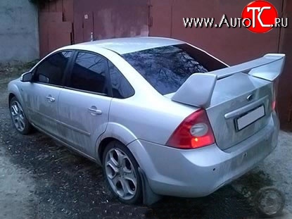 6 549 р. Спойлер EVO Design Ford Focus 2 седан рестайлинг (2007-2011) (Неокрашенный)  с доставкой в г. Таганрог