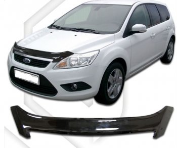 Дефлектор капота CA-Plastic Ford (Форд) Focus (Фокус)  2 (2007-2011) 2 универсал рестайлинг