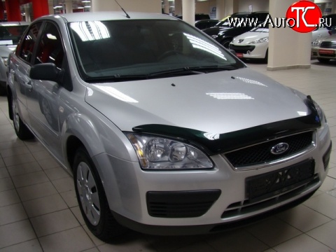 3 169 р. Дефлектор капота NovLine Ford Focus 2 универсал дорестайлинг (2004-2008)  с доставкой в г. Таганрог