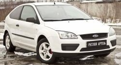 1 199 р. Зимняя заглушка решетки переднего бампера РА Ford Focus 2  седан дорестайлинг (2004-2008)  с доставкой в г. Таганрог. Увеличить фотографию 4