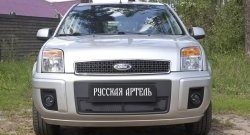 Защитная сетка решетки переднего бампера РА Ford (Форд) Fusion (Фьюжен)  1 (2005-2012) 1  рестайлинг, хэтчбэк