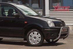 Защита переднего бампера (дорестайлинг) Souz-96 (d60) Ford Fusion 1 хэтчбэк дорестайлинг (2002-2005)