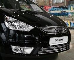 3 914 р. Декоративная вставка решетки радиатора Novline Ford Galaxy 2 дорестайлинг (2006-2010)  с доставкой в г. Таганрог. Увеличить фотографию 1