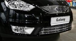 4 094 р. Декоративная вставка воздухозаборника Novline Ford Galaxy 2 дорестайлинг (2006-2010)  с доставкой в г. Таганрог. Увеличить фотографию 1