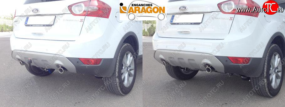 22 699 р. Фаркоп Aragon.(шар V) Ford Kuga 1 (2008-2013)  с доставкой в г. Таганрог