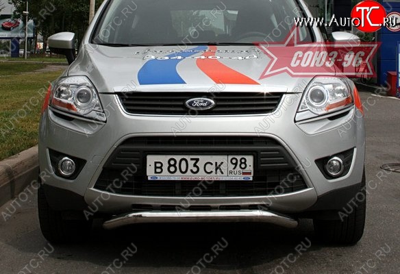 10 799 р. Защита переднего бампера одинарная Souz-96 (d60). Ford Kuga 1 (2008-2013)  с доставкой в г. Таганрог