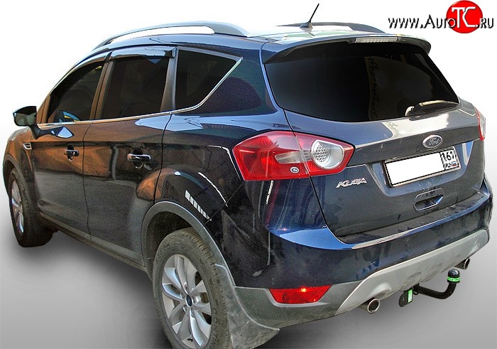 7 999 р. Фаркоп Лидер Плюс Ford Kuga 1 (2008-2013) (Без электропакета)  с доставкой в г. Таганрог