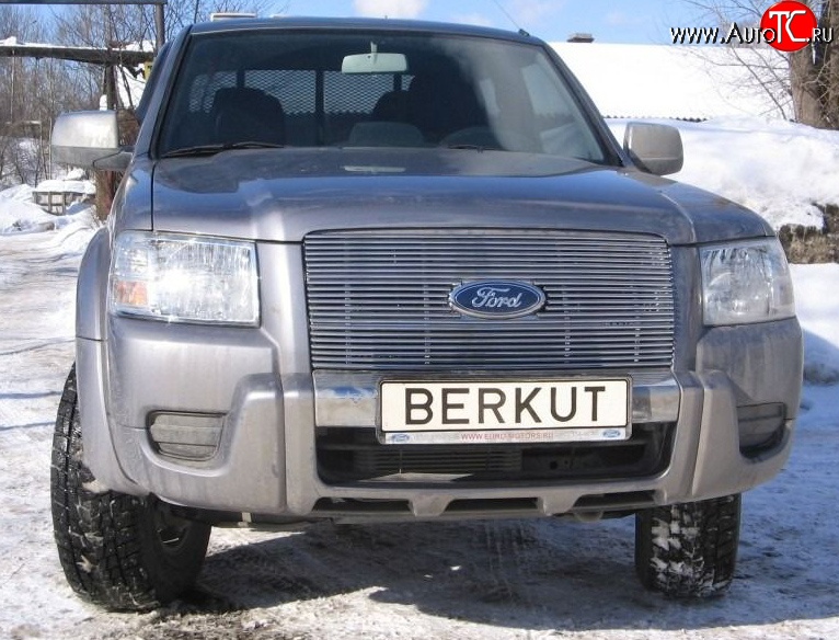 8 999 р. Декоративная вставка решетки радиатора (рестайлинг) Berkut Ford Ranger (2006-2009)  с доставкой в г. Таганрог