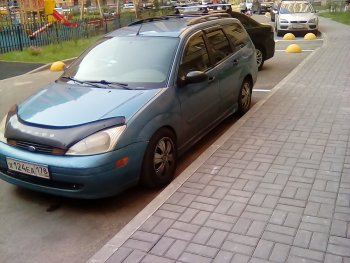 2 819 р. Пластиковые пороги Sport V2 Ford Focus 1 универсал дорестайлинг (1998-2002)  с доставкой в г. Таганрог. Увеличить фотографию 3