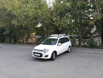 2 499 р. Багажная корзина Металл Дизайн SSANGYONG Rodius 1 (2004-2013) (серебристая)  с доставкой в г. Таганрог. Увеличить фотографию 6