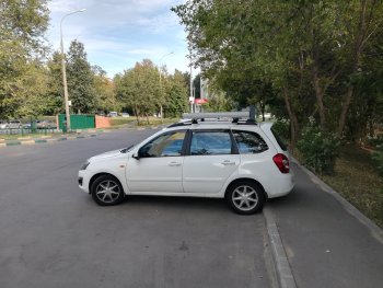 2 499 р. Багажная корзина Металл Дизайн SSANGYONG Rodius 1 (2004-2013) (серебристая)  с доставкой в г. Таганрог. Увеличить фотографию 5