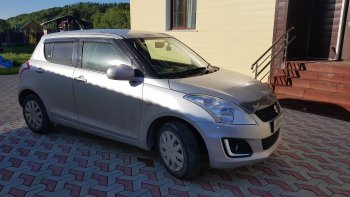 1 999 р. Дефлектора окон CA-Plastiс Suzuki Swift ZC72S дорестайлинг, хэтчбэк 5 дв. (2010-2013) (Classic полупрозрачный)  с доставкой в г. Таганрог. Увеличить фотографию 2