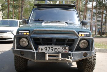 3 299 р. Дневные ходовые огни с поворотниками Тюн-Авто Classic Лада нива 4х4 2121 Бронто 3 дв. 1-ый рестайлинг (2017-2019) (Поворотник в НИЖНЕЙ секции, светится равномерно)  с доставкой в г. Таганрог. Увеличить фотографию 11