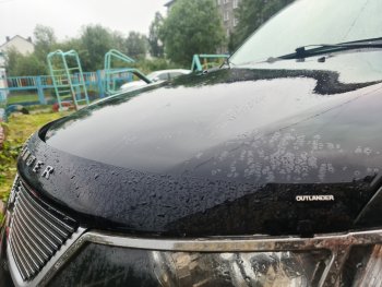 3 199 р. Дефлектор капота NovLine  Mitsubishi Outlander  XL (2005-2009) (CW)  дорестайлинг  с доставкой в г. Таганрог. Увеличить фотографию 2