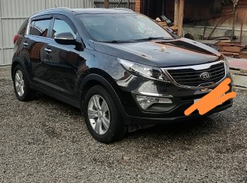 12 449 р. Правая передняя фара SAT (диодная полоса)  KIA Sportage  3 SL (2014-2016) рестайлинг  с доставкой в г. Таганрог. Увеличить фотографию 2