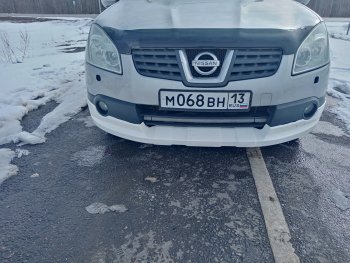 5 799 р. Накладка переднего бампера Городская Легенда Nissan Qashqai 1 дорестайлинг (2007-2010) (Неокрашенная)  с доставкой в г. Таганрог. Увеличить фотографию 5