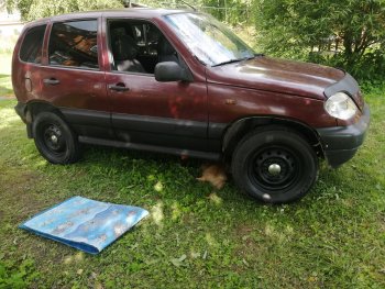 1 189 р. Пороги накладки Autodemic Chevrolet Niva 2123 дорестайлинг (2002-2008) (Текстурная поверхность)  с доставкой в г. Таганрог. Увеличить фотографию 6