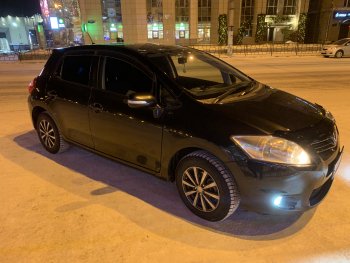 1 899 р. Дефлектор капота CA-Plastiс  Toyota Auris  E150 (2010-2012) хэтчбэк 5 дв. рестайлинг (Classic черный, Без надписи)  с доставкой в г. Таганрог. Увеличить фотографию 4