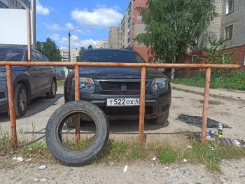 4 599 р. Решётка радиатора DM-Style Renault Duster HS дорестайлинг (2010-2015) (Без сетки, Неокрашенная глянец (под окраску))  с доставкой в г. Таганрог. Увеличить фотографию 6