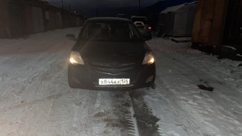 7 999 р. Передний бампер SAT  Toyota Belta/Yaris  XP90 (2005-2012) седан (Неокрашенный)  с доставкой в г. Таганрог. Увеличить фотографию 2